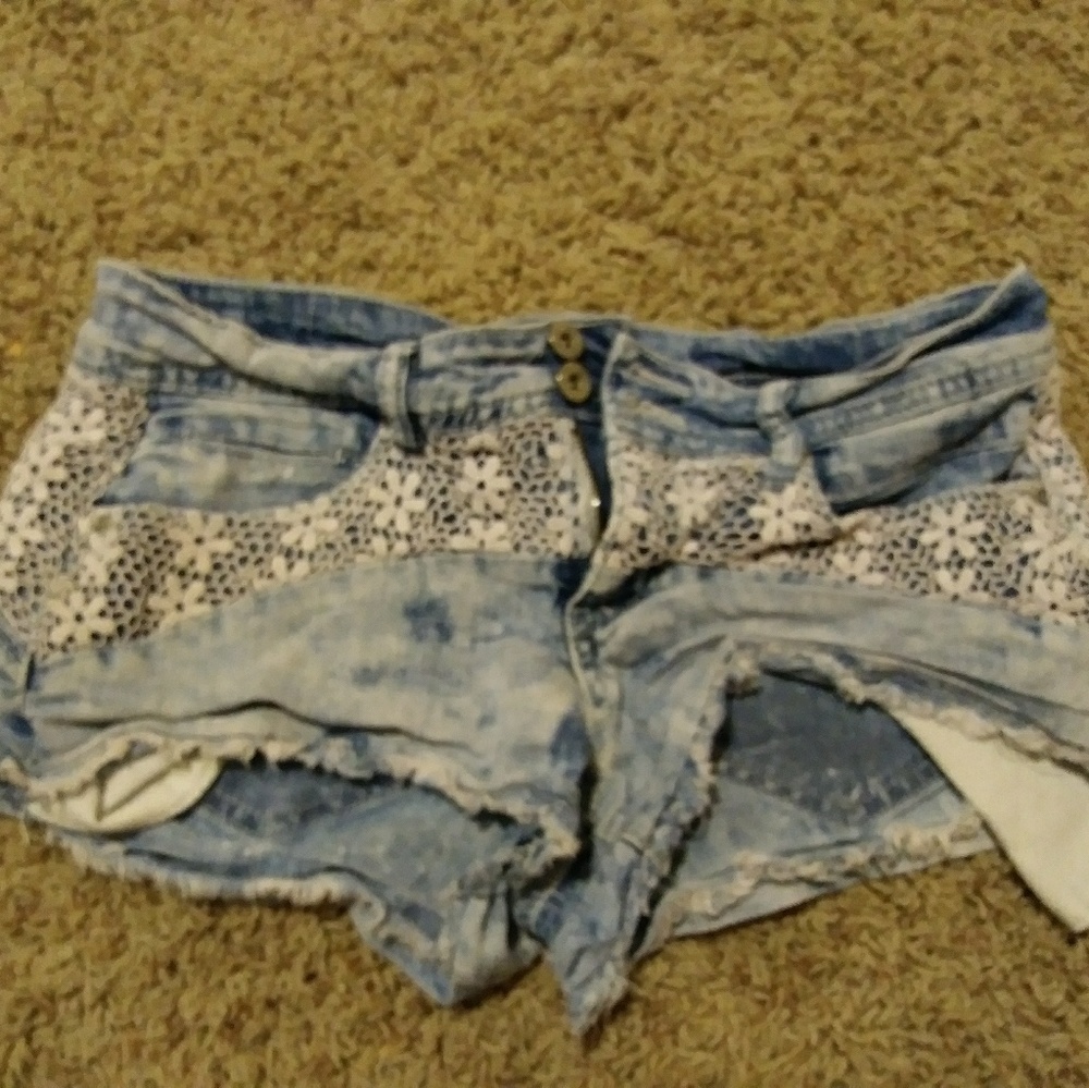 Ligh blue shorts